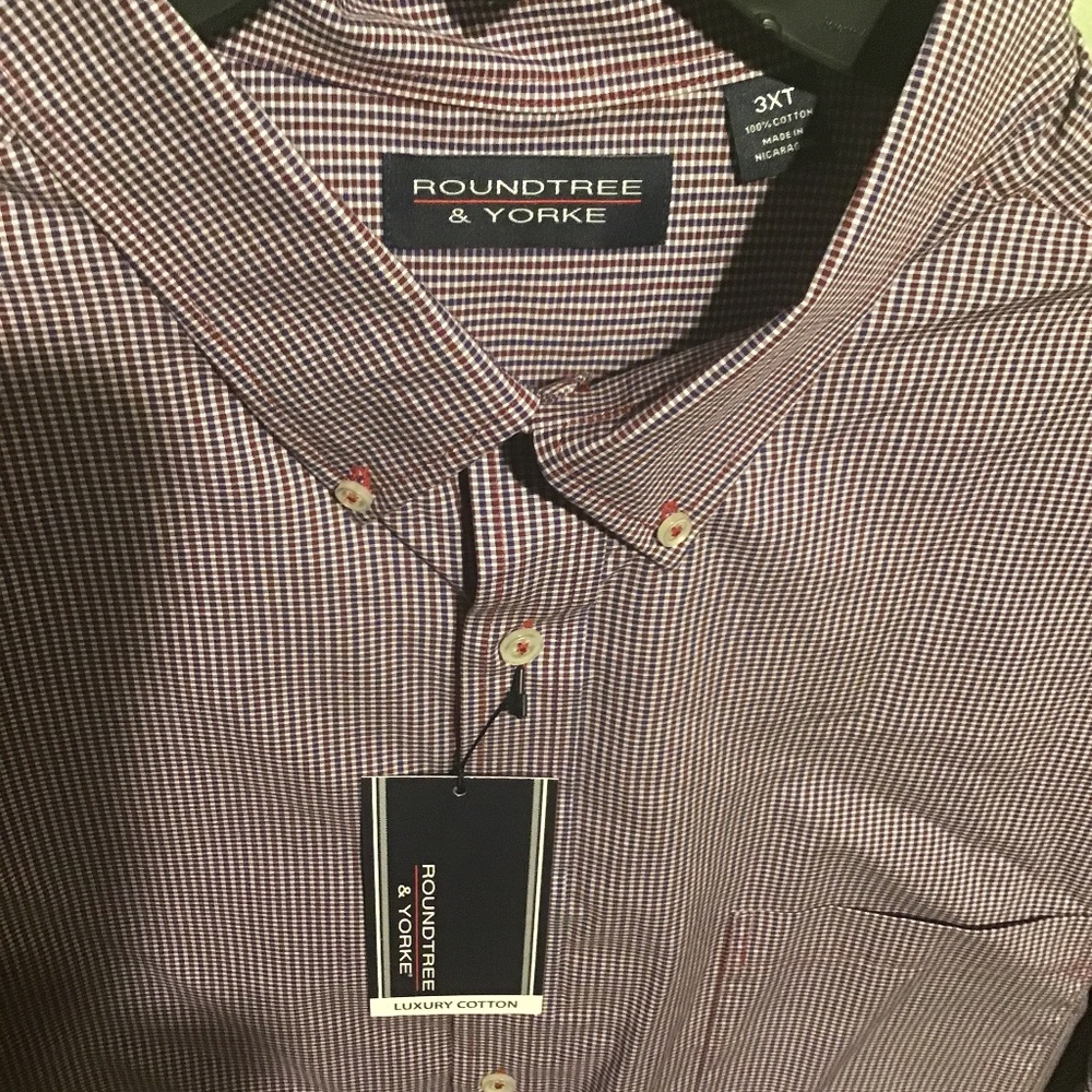 Men’s big and tall long sleeve shirt